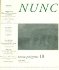 Nunc. Revue pérégrine n°18/mars 2009