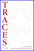 Traces n°17 2006. Les derniers romans