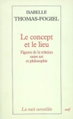 Le concept et le lieu. Figures de la relation entre art et philosophie